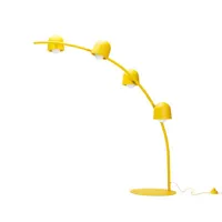 fatboy - lampadaire lebow en métal, aluminium couleur jaune 300 x 81.43 234 cm designer kranen/gille made in design