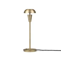 ferm living - lampe de table tiny en métal, fer plaqué laiton couleur métal 200 x 28.85 42.2 cm made in design