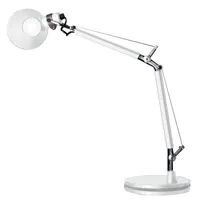 artemide - lampe à poser tolomeo en métal, aluminium peint couleur blanc 69 x 41.6 37 cm designer michele de lucchi made in design
