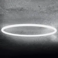 artemide - lampe connectée alphabet of light en plastique, méthacrylate couleur blanc 50 x 63.66 cm designer bjarke ingels group made in design