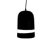 maison sarah lavoine - suspension sicilia en céramique, métal couleur noir 44.81 x 27 cm designer made in design