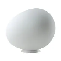 foscarini - lampe d'extérieur gregg en plastique, polyéthylène couleur blanc 31 x 26 cm designer ludovica & roberto  palomba made in design