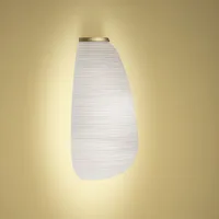 foscarini - lampe connectée rituals en verre, verre soufflé satiné couleur blanc 24 x 33.91 34 cm designer ludovica & roberto  palomba made in design