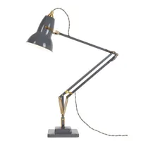 anglepoise - lampe de table 1227 en métal, fonte couleur gris 200 x 31 52 cm designer george carwardine made in design