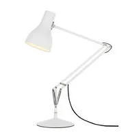 anglepoise - lampe de table type 75 en métal, fonte couleur blanc 200 x 31.07 70 cm designer kenneth grange made in design