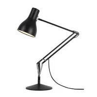 anglepoise - lampe de table type 75 en métal, fonte couleur noir 200 x 31.07 70 cm designer kenneth grange made in design