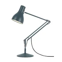 anglepoise - lampe de table type 75 en métal, fonte couleur gris 200 x 31.07 70 cm designer kenneth grange made in design