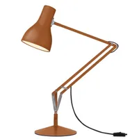 anglepoise - lampe de table type 75 en métal, fonte couleur marron 270 x 40.41 70 cm designer margaret howell made in design