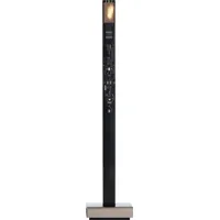 ingo maurer - lampe de table my new flame en plastique, plastique couleur noir 46 x 10 40 cm designer moritz waldemeyer made in design