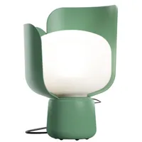 fontana arte - lampe de table en métal, polyéthylène couleur vert 40 x 50 24 cm designer andreas engesvik made in design
