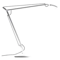 fontana arte - lampe de table volée en métal, aluminium couleur blanc 11 x 70 40 cm designer odoardo fioravanti made in design