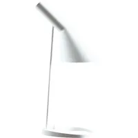 louis poulsen - lampe de table aj en métal, fonte zinc couleur blanc 35 x 56.46 56 cm designer arne  jacobsen made in design