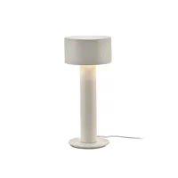 serax - lampe de table clara en céramique, grès couleur beige 14.5 x 34.5 cm designer anita le grelle made in design