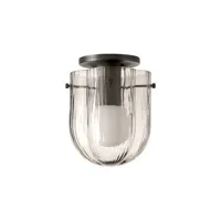 gubi - plafonnier seine en verre, verre soufflé bouche couleur gris 16 x 21 cm designer space copenhagen made in design