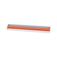 matière grise - lampadaire brion en métal, acier couleur orange 12.5 x 103 cm designer axelle vertommen made in design