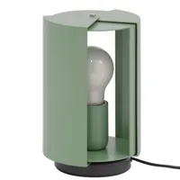 nemo - lampe de table charlotte perriand en métal, aluminium couleur vert 16 x 22 cm designer made in design