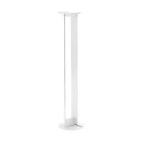 lumen center italia - lampadaire derain en métal, fer couleur blanc 20.7 x 30.5 183 cm designer gilles made in design