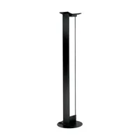 lumen center italia - lampadaire derain en métal, fer couleur noir 20.7 x 30.5 183 cm designer gilles made in design