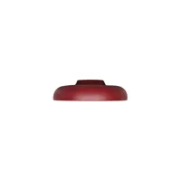 lumen center italia - plafonnier zero en métal, aluminium couleur rouge 40 x 8 cm designer paolo cappello made in design