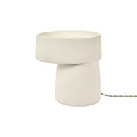 serax - lampe de table romé en céramique, grès couleur blanc 24 x 22 16 cm designer alex gabriels made in design