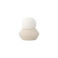 bloomingville - lampe sans fil à piles capella en céramique, grès couleur blanc 10 x 0.1 11 cm made in design