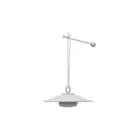 fatboy - lampe extérieur sans fil rechargeable chap-o en métal, métal enduit couleur blanc 15.7 x 1 6.5 cm made in design