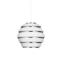 artek - suspension beehive en métal, aluminium couleur blanc 17 x 20 cm designer alvar aalto made in design