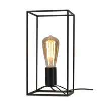 it's about romi - lampe de table antwerp en métal, fer peint couleur noir 180 x 18.17 30 cm made in design
