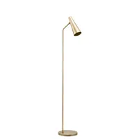 house doctor - lampadaire precise en métal, laiton couleur métal 21 x 50.13 124 cm made in design