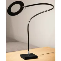 catellani & smith - lampe de table giulia en métal, métal peint couleur noir 50 x 50.13 cm designer made in design