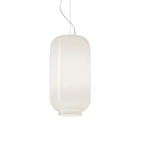 foscarini - lampe connectée chouchin en verre, verre soufflé verni couleur blanc 36.64 x 43 cm designer ionna vautrin made in design