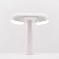 moustache - lampe de table tgv en métal, aluminium couleur blanc 27.5 x 31.07 28.5 cm designer ionna vautrin made in design