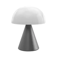 lexon - lampe extérieur sans fil rechargeable mina en plastique, abs couleur gris 20.33 x 17 cm designer andrea quaglio made in design