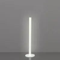 slide - lampadaire flux en plastique, méthacrylate couleur blanc 300 x 31.68 124 cm designer giò colonna romano made in design