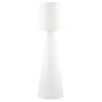 slide - lampadaire pivot en plastique, polyéthène recyclable couleur blanc 62 x 200 cm designer giò colonna romano made in design