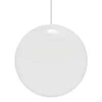 slide - suspension d'extérieur globo en plastique, polyéthène recyclable couleur blanc 51 x cm made in design