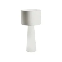 cappellini - lampadaire big shadow en tissu couleur blanc 118.17 x 160.5 cm designer marcel wanders made in design