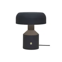 it's about romi - lampe de table porto en métal, acier couleur noir 180 x 33.02 29 cm made in design