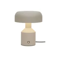 it's about romi - lampe de table porto en métal, acier couleur beige 180 x 33.02 29 cm made in design