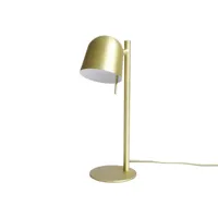 enostudio - lampe de table ho en métal, acier laitonné couleur métal 20 x 32.46 43 cm designer rémi bouhaniche made in design