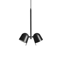 enostudio - suspension ho en métal, acier peint couleur noir 34 x 39.15 53 cm designer rémi bouhaniche made in design