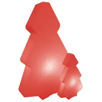 slide - lampadaire d'extérieur lightree en plastique, polyéthène recyclable couleur rouge 17 x 64 100 cm designer loetizia censi made in design