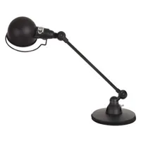 jieldé - lampe de table signal en métal, acier inoxydable couleur noir 40 x 51 21 cm designer jean-louis domecq made in design