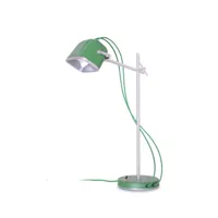 lampe à poser en aluminium vert h60cm