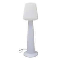 lampadaire ext filaire polyéthylène blanc h170cm
