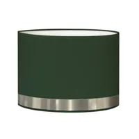 abat-jour lampadaire jonc vert et aluminium d: 45 x h: 25