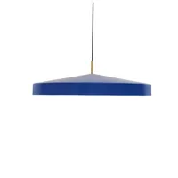 lampe suspendue bleue métal revêtement par poudre ø65xh19cm