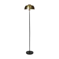 lampadaire en métal noir et doré h160cm