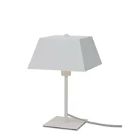 lampe de table en m√©tal blanc, h. 31cm