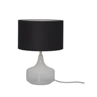 lampe de table en coton noir, h. 46cm